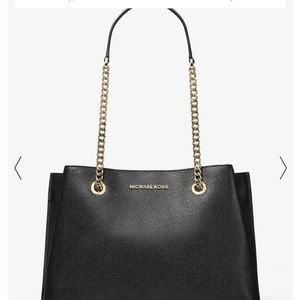 Michael Kors Teagan Large Pebbled Leather Shoulder Bag